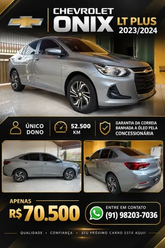 Chevrolet Onix Plus LT 1.0 12V Flex Mec. 4P 2024