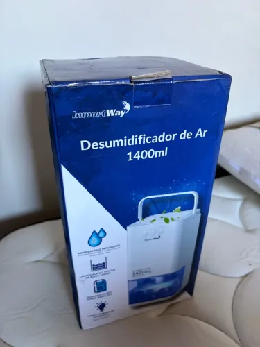 Desumidificador de ar 1400ml (NOVO)