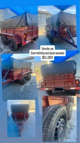 Carretinha em bom estado de uso