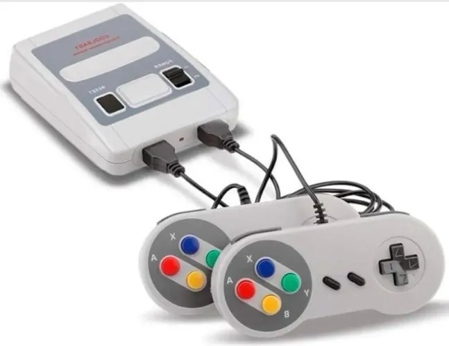Luatek Mini Video Game Emulador Com 620 Jogos e 02 Controles Retrô