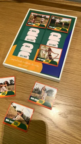 Quadro Nosso Álbum da Copa/Dia dos Namorados
