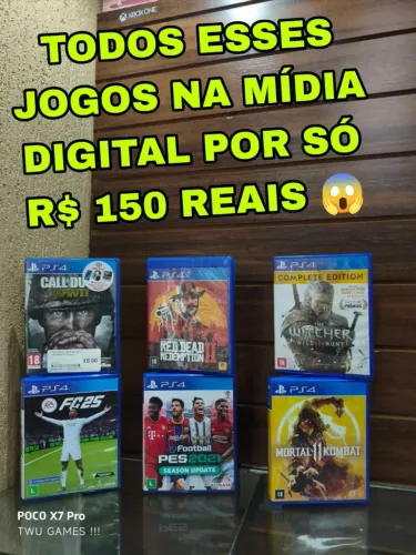 Jogos para ps4 lote