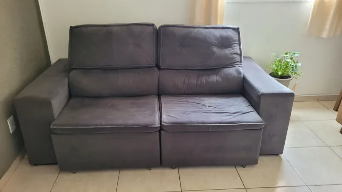 Sofá retrátil 2 lugares
