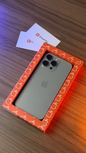 iPhone 16 Pro Max Natural | 256GB - Saúde da bateria 97% | LOJA FÍSICA SMARTIFY.