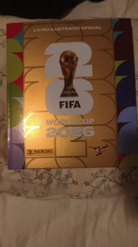 Álbum da copa do mundo 2026 Gold 100% completo todas as seleções e todas as douradas