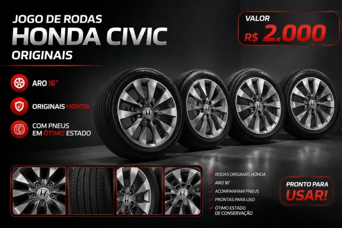Rodas Honda Aro 16