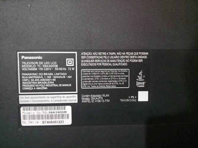 Tv Panasonic 39 pol