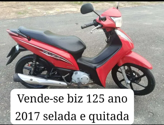 Vende-se biz 125 completa, selada e quitada.