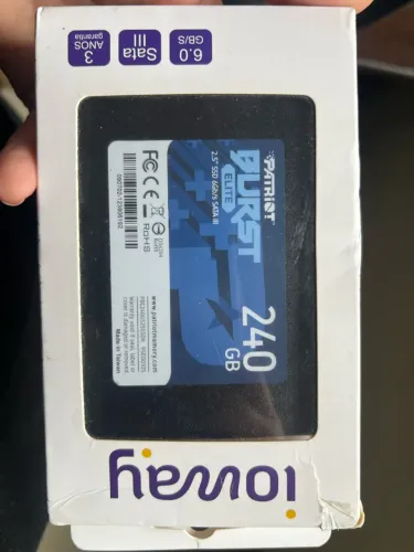 VENDO SSD Patriot Burst Elite 240GB SATA III 2,5? - Novo na caixa