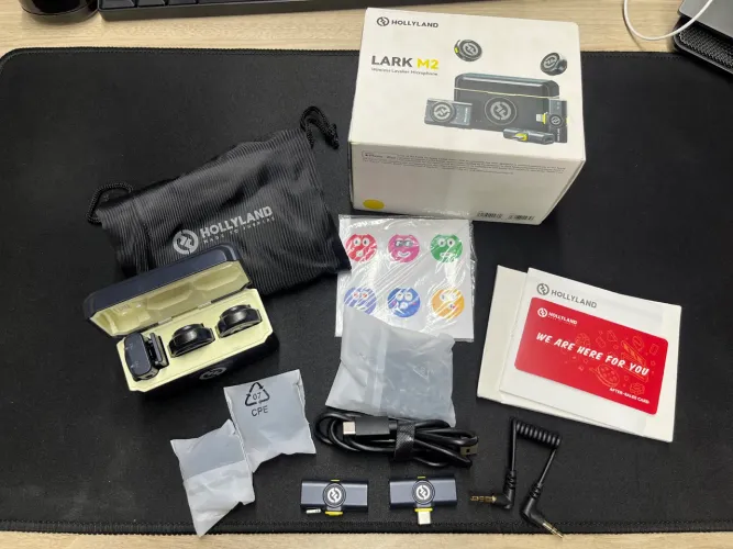 Hollyland Lark M2 Combo Original | Caixa + Nota Fiscal | Receptor Lightning Quebrado