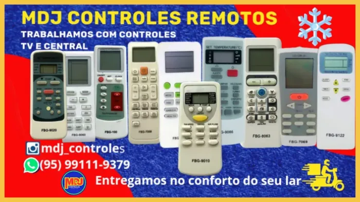 Controles pra central de ar condicionado