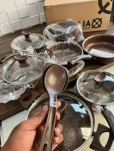 Kit panelas ante Aderente 10 peças