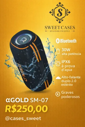 Caixa de Som a?Gold SM-07