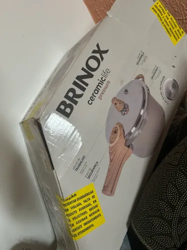 Panela de pressão brinox Quebrou 1 peças no cabo