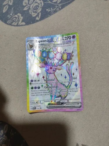 Carta do Espeon EX promo