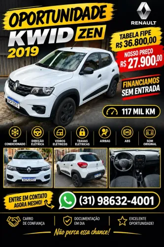 Renault Kwid 1.0 Zen 2019
