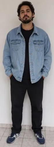 Jaqueta Jeans Masculina Forrada com Pelúcia - Tamanho GG