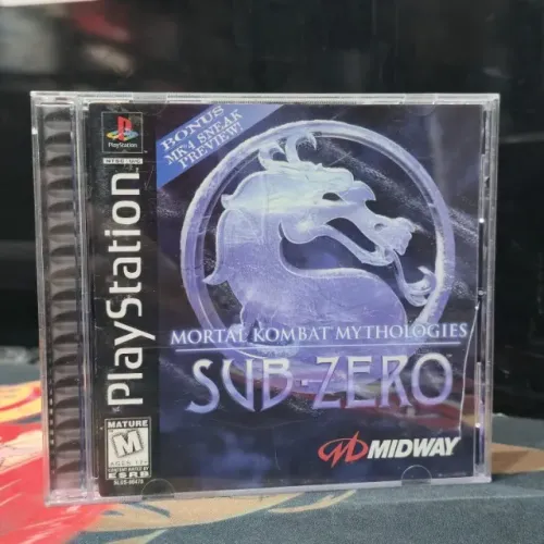 Jogo Mortal Kombat Mythologies Sub Zero PS1 Original Americano