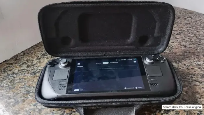 Steam deck 1tb + case original