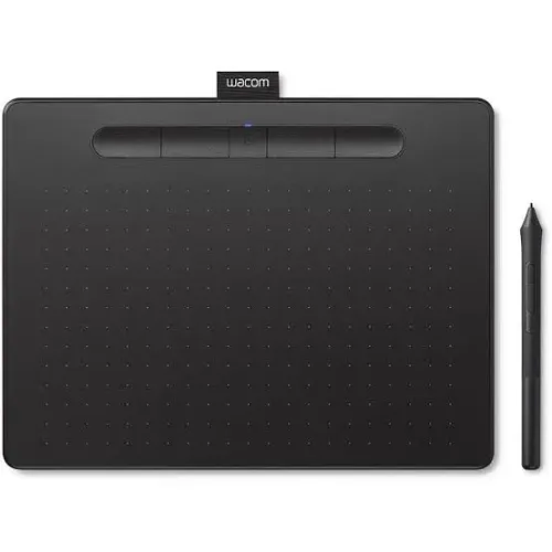 Mesa digitalizadora wacom Black noite com caneta e cabo