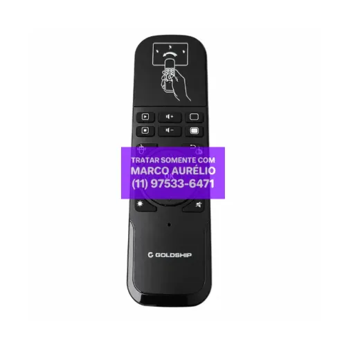 Air Mouse Goldship Presenter Laser Ap-1560 Sem Fio - R$ 250