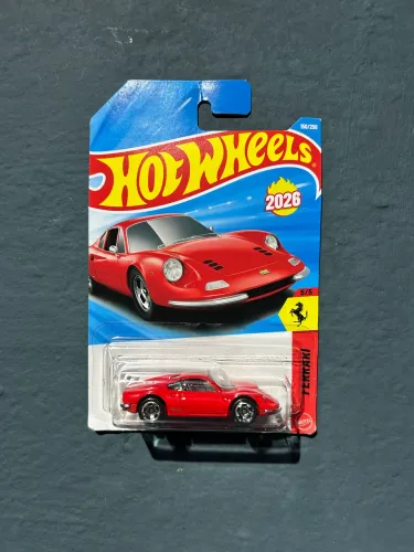 Hot wheels Ferrari Dino (vermelho)
