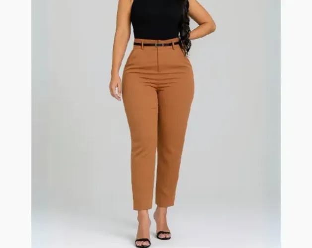 Calça alfaiataria nova, tamanho GG