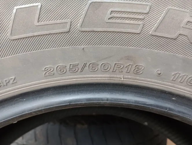 Pneus 265/60/18