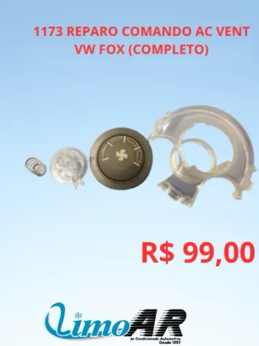 Reparo comando ventilção vw fox