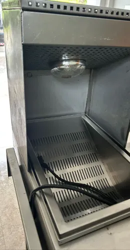 Conservadora / Estufa para batata frita com lâmpada de aquecimento