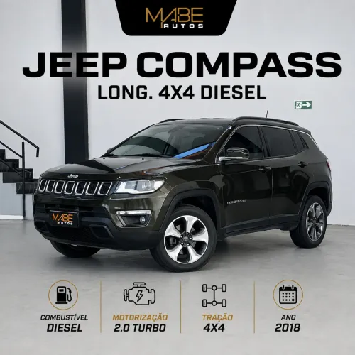 Jeep Compass Longitude 2.0 4X4 Dies. 16V Aut. 2018