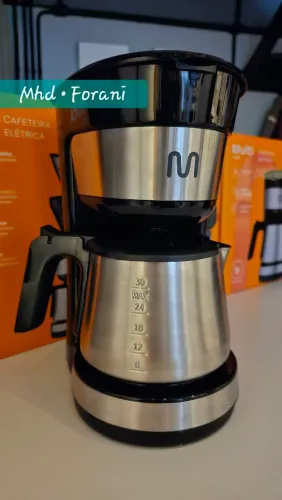 Cafeteira Elétrica Multi 30 Xícaras, 900w, Com Jarra em inox e Colher