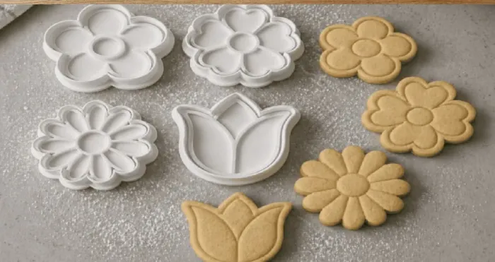Cortador de Biscoito Flores 4 peças