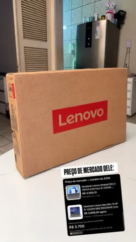 NOTEBOOK LENOVO IDEAPAD SLIM 3 i5 13ª GERAÇÃO NOVO LACRADO!