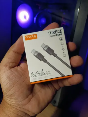 Cabo Tipo-c / Tipo-c 60w Android e iPhone