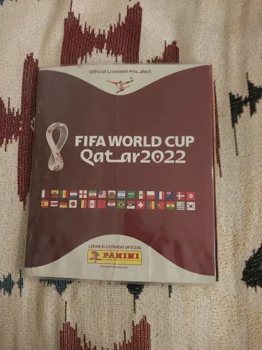 Album da copa 2022 Fifa world Cup Capa mole plastificado
