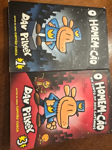 Livros Homem Cão Volumes 1 e 3