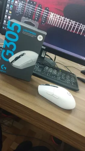 Mouse G305 com caixa e extensor USB