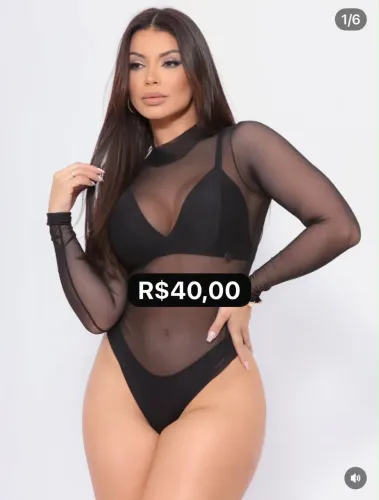 BODY TULE MANGA LONGA TAMANHO M PRETO