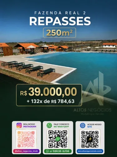 Oportunidade no Fazenda Real 2 - Lote 300m²