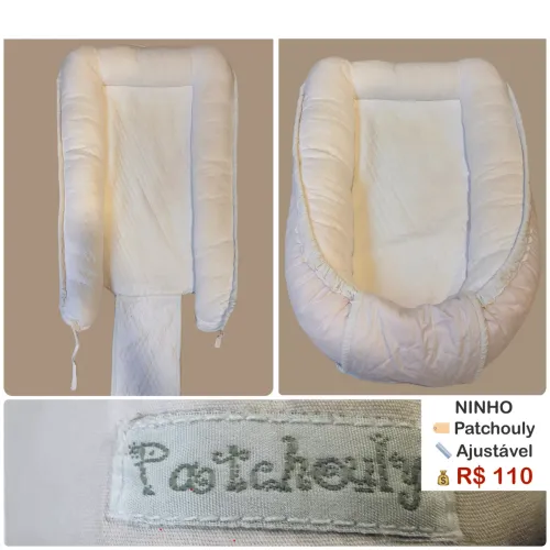 Ninho Redutor de Berço Off White - Grife Patchouly