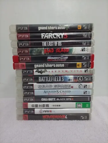 JOGOS PLAY 3 LOTE COMPLETO LEIA A DESCRIÇÃO