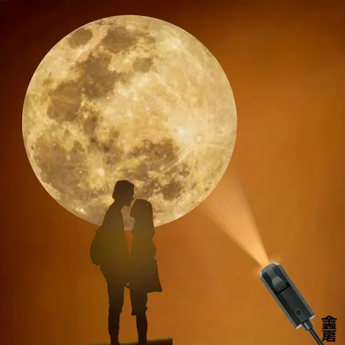 Luz Atmosférica de Projeção Lua USB