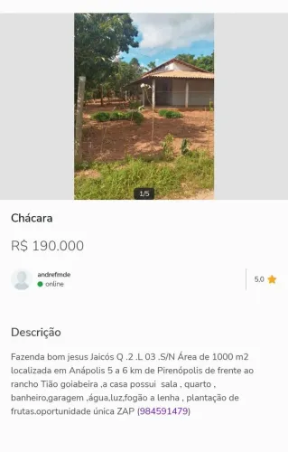 Chácara bom jesus jeicos
