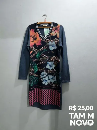 Vestido evangélico virtude novo M