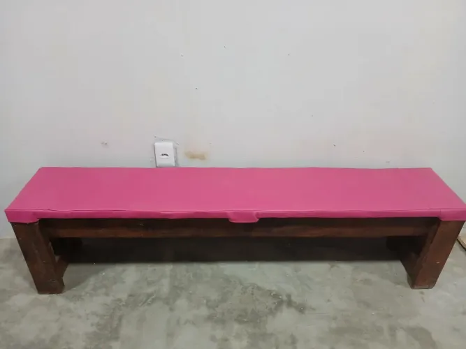 Banco com forro Pink