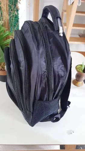 Mochila Cabo De Aço Grande Impermeável Reforçada Notebook Cadeado 5 Divisórias