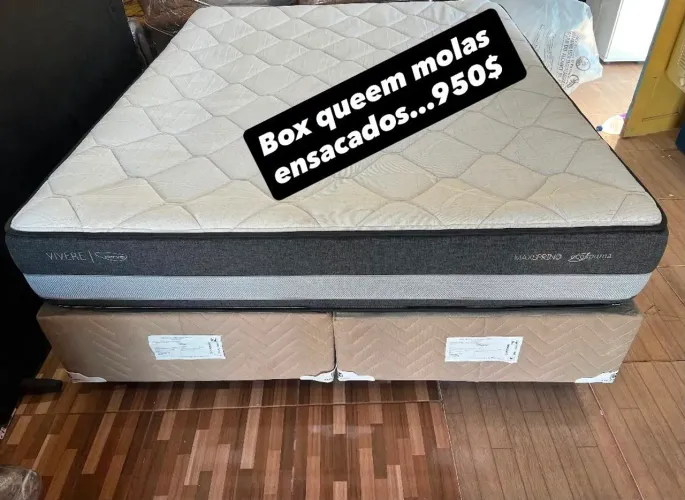 Cama Queen molas Ensacadas