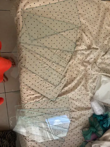 Kit com 10 Placas de Vidro Modulado para Balcão / Estante de Loja (20x40 e 10x40)