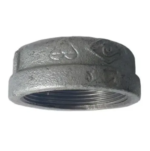 Tampão Cap Galvanizado P/ Cano Válvula Rosca Bsp 3" Polegadas